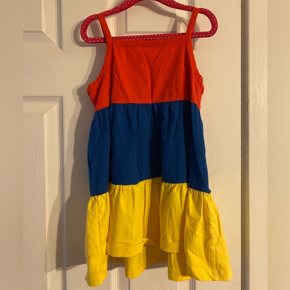 Girls size 8 Hanna Anderson colorful Flowy tank top